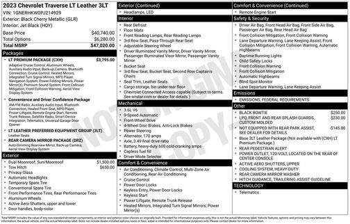 2023 Chevrolet Traverse LT Leather