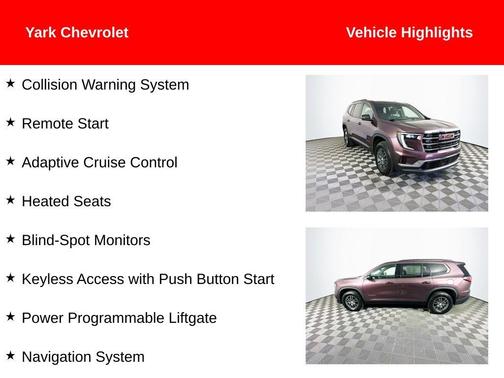 2025 GMC Acadia Elevation