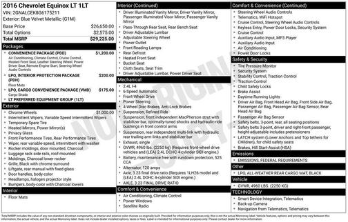 2016 Chevrolet Equinox LT