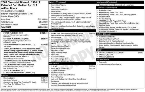 2009 Chevrolet Silverado 1500 LT Extended Cab