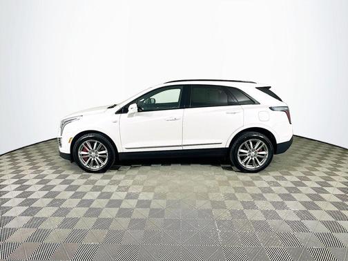 Crystal White Tri-Coat 2024 Cadillac XT5 Sport