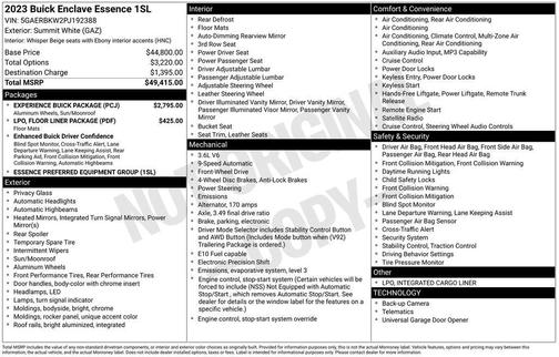2023 Buick Enclave Essence