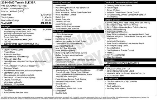 2024 GMC Terrain SLE