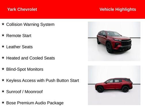 2024 Chevrolet Traverse RS