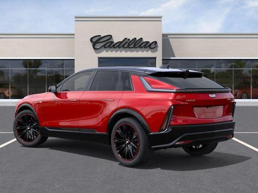 Radiant Red Tintcoat 2025 Cadillac LYRIQ Sport