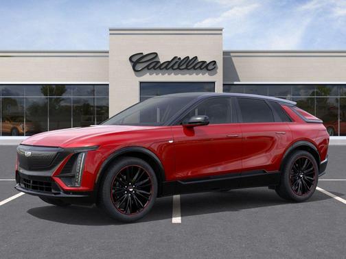 Radiant Red Tintcoat 2025 Cadillac LYRIQ Sport