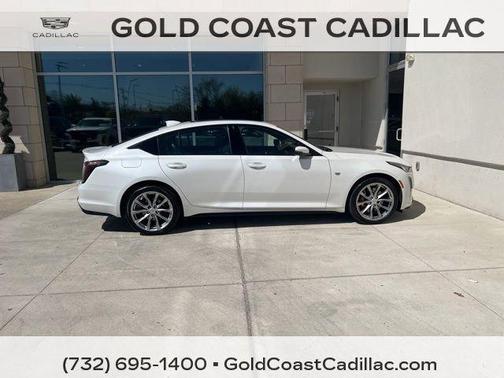 Crystal White Tricoat 2022 Cadillac CT5 Sport