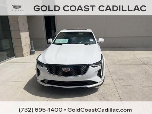 Summit White 2023 Cadillac CT4 Luxury