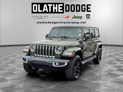Sarge Green Clearcoat 2023 Jeep Wrangler 4xe Sahara