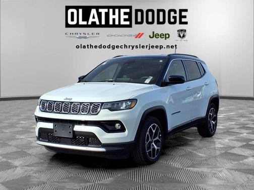 Bright White Clearcoat 2025 Jeep Compass Limited
