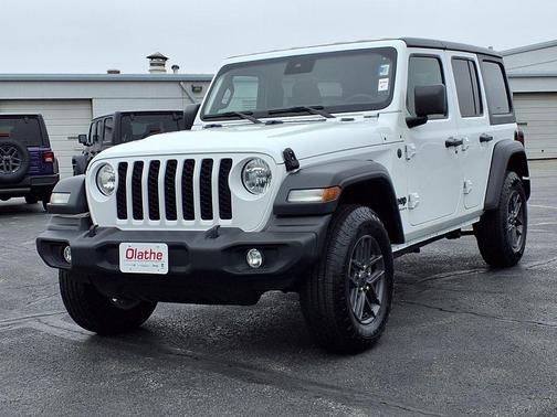 Bright White Clearcoat 2024 Jeep Wrangler Sport S