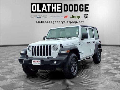 Bright White Clearcoat 2024 Jeep Wrangler Sport S