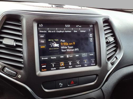 Firecracker Red Clearcoat 2019 Jeep Cherokee Trailhawk Elite