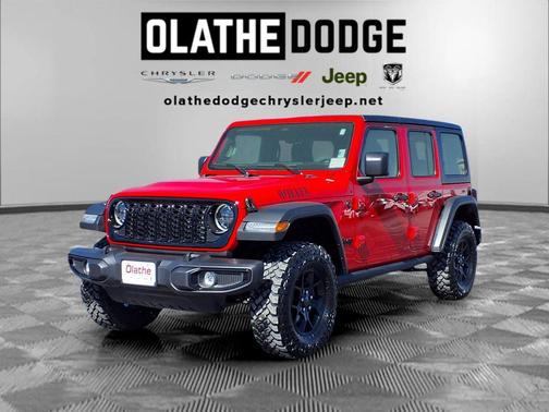 Firecracker Red Clearcoat 2025 Jeep Wrangler Willys
