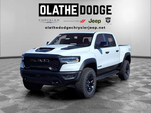 Bright White Clearcoat 2026 RAM 1500 RHO Crew Cab 4x4 5'7' Box