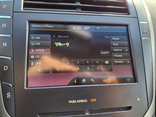 WHITE PLATINUM MET TRI-COAT 2016 Lincoln MKZ Base