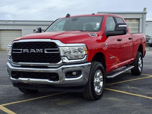 Flame Red Clearcoat 2024 RAM 2500 Big Horn Crew Cab 4x4 6'4' Box