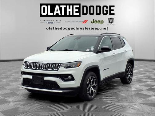 Bright White Clearcoat 2025 Jeep Compass Limited