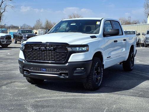 Bright White Clearcoat 2026 RAM 1500 Warlock Crew Cab 4x4 5'7' Box