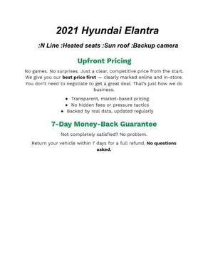 2021 Hyundai ELANTRA N Line