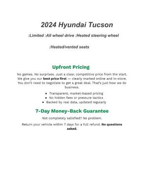 2024 Hyundai TUCSON Limited