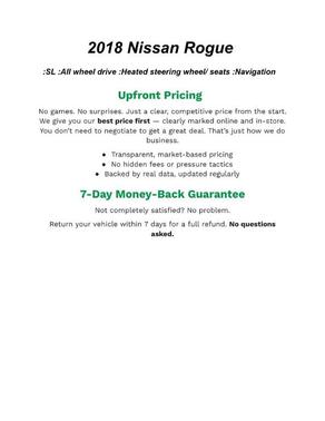 2018 Nissan Rogue SL