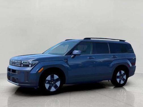 Atlantic Blue 2026 Hyundai SANTA FE HEV SEL