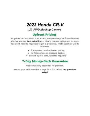 Crystal Black Pearl 2023 Honda HR-V LX