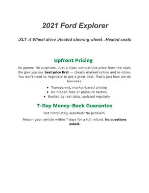 2021 Ford Explorer XLT