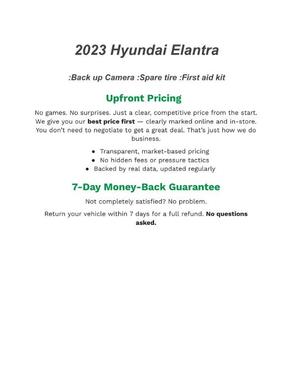 2023 Hyundai ELANTRA SEL