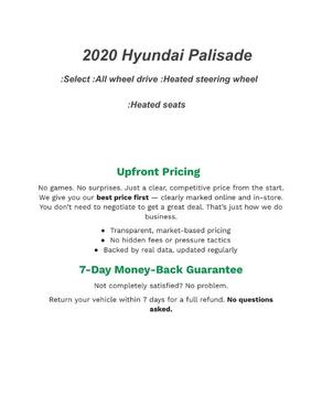 2020 Hyundai PALISADE SEL