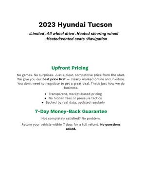 2023 Hyundai TUCSON Limited