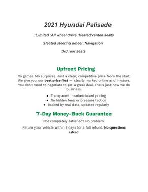 2021 Hyundai PALISADE Limited