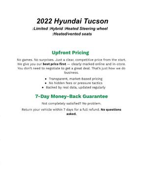 2022 Hyundai TUCSON Hybrid Limited