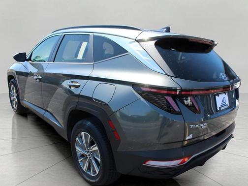 Amazon Gray 2022 Hyundai TUCSON Hybrid Blue