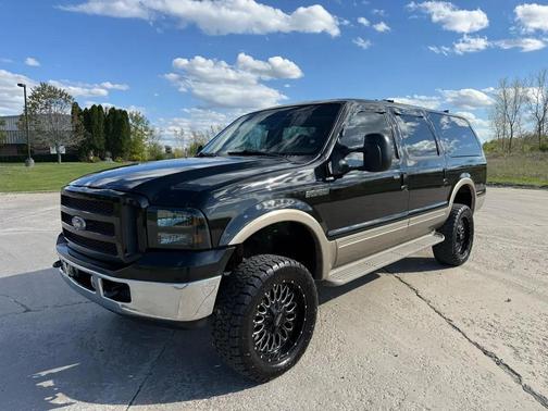 BLACK 2003 Ford Excursion 137'' WB 6.0L Eddie Bauer 4WD