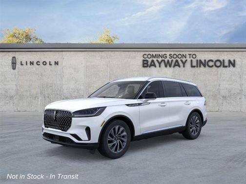Pristine White Metallic Tri-Coat 2026 Lincoln Aviator Premiere