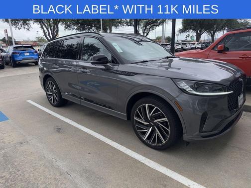 Asher Gray Metallic Clearcoat 2025 Lincoln Aviator Black Label AWD