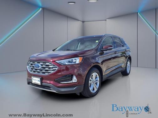 Burgundy 2019 Ford Edge SEL