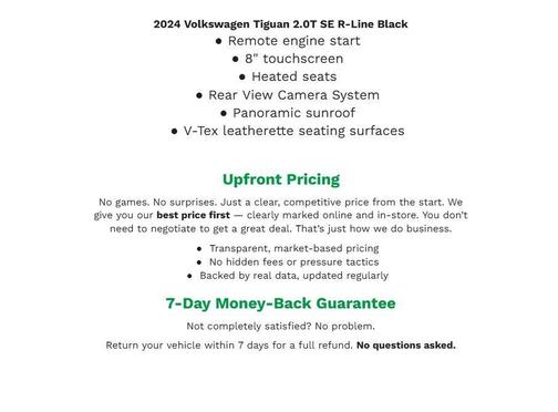 2024 Volkswagen Tiguan 2.0T SE R-Line Black 4MOTION