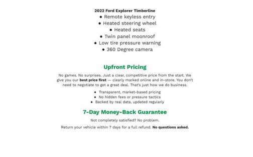 AGATE BLACK METALLIC 2022 Ford Explorer Timberline