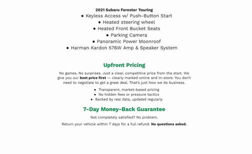 2021 Subaru Forester Touring