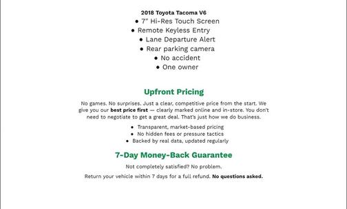 2018 Toyota Tacoma TRD Sport