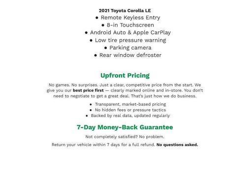 2021 Toyota Corolla LE