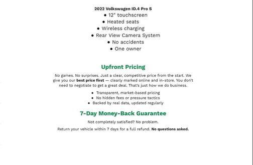 2022 Volkswagen ID.4 AWD Pro S