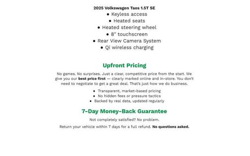 2025 Volkswagen Taos 1.5T SE