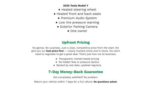 Pearl White Multi-Coat 2025 Tesla Model Y Performance Dual Motor All-Wheel Drive