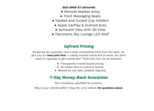 2021 BMW X7 xDrive40i