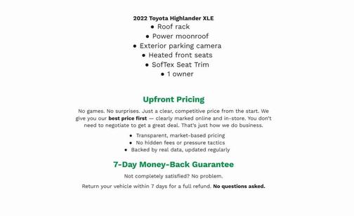 2022 Toyota Highlander XLE