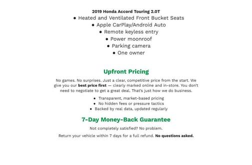 2019 Honda Accord Touring 2.0T